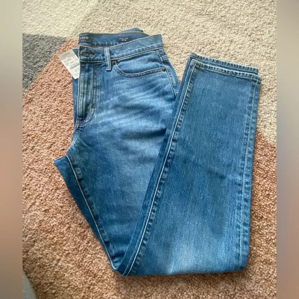 NEW J. Crew 31 Men's Athletic Slim-fit Jean in Signature Flex - Picture 2 of 8